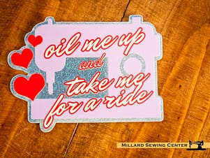 Oil Me Up Vinyl Stickers By Feral Notions
