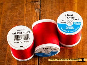 Dual Duty XP 125yds in 2250 Red by Coats & Clark