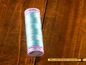 Silk Finish 50wt Mercerized Cotton Sewing Thread in 0020 Rough Sea by Mettler