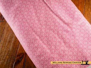 Cotton Flannel Fabric, 43"/44" Wide Kimberbell Basics in Bright Pink Tufted by Maywood Studio