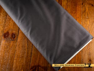 Cotton Fabric, 43"/44" Wide Kimberbell Basic Solids in Charcoal by Maywood Studio
