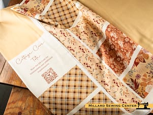 Cotton Fabric Panel, 44"/45" Wide Prairie Tote, Evening on the Prairie by Modern Prairie From Riley Blake Designs