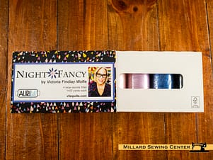 Night Fancy by Victoria Findlay Wolfe, 50wt Cotton Thread Set by Aurifil