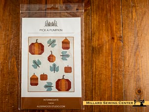 Pick A Pumpkin Quilt Pattern by Alderwood Studios for Riley Blake Designs