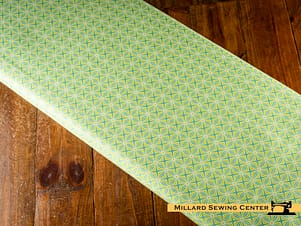 Cotton Fabric, 43"/44" Wide Chasing Rainbows in Interlink Green by Riley Blake