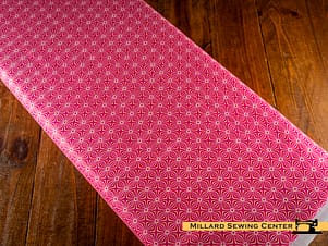 Cotton Fabric, 43"/44" Wide Chasing Rainbows in Interlink Pink by Riley Blake