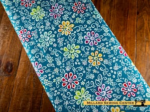 Cotton Fabric, 43"/44" Wide Chasing Rainbows in Main Paradise by Riley Blake