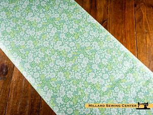 Cotton Fabric, 43"/44" Wide Chasing Rainbows in Everbloom Leaf by Riley Blake