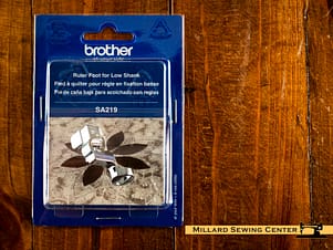 Low Shank Ruler Foot for Brother Sewing & Embroidery Combo Machines