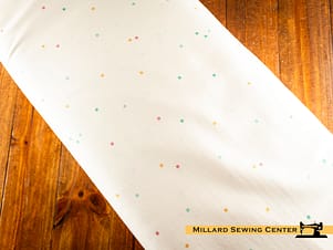 Woven Cotton Fabric, 107"/108" Wide Dainty Daisy in Pastel by Riley Blake Designs