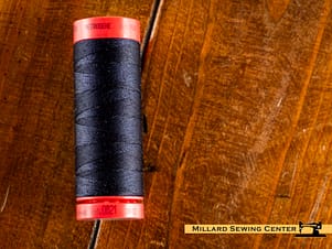 Metrosene All Purpose Polyester Sewing Thread in 0821 Darkest Blue by Mettler