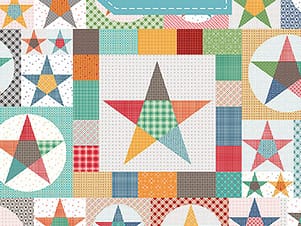 Quilt Pattern, Farmhouse Star by Lori Holt for Riley Blake Designs