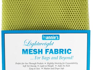 Fabric, Lite Weight in Mesh Multiple Colors by By Annie