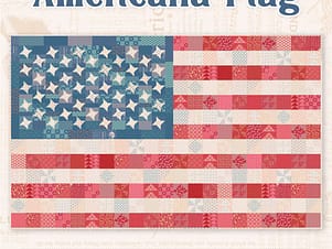 Scrappy Americana Flag Quilt Pattern by Lori Holt for It's Sew Emma