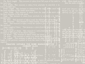 Cotton Fabric, 107"/108" Wide Back Sew in Text Gray by Riley Blake Designs