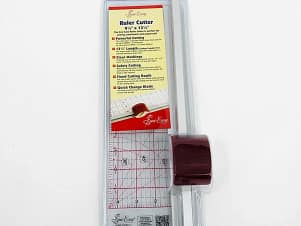 Ruler & Cutter for Fabric, Small by Sew Easy