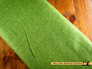 Cotton Fabric, 44″/45″ Wide Kimberbell Basics in Green Linen Texture by Maywood Studio