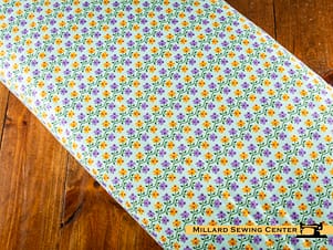 Cotton Fabric, 44" Heiress in Offshoot Spring by Anna Maria Textiles