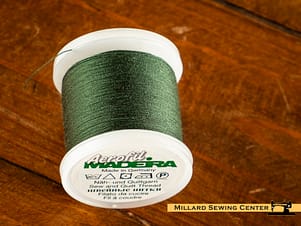 Aerofil 40wt Polyester Thread in 8473 Emerald Green by Madeira