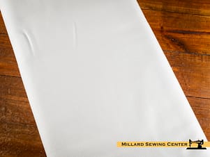 Cotton Fabric, 44″/45″ Wide Kimberbell Basics in White on White Tiny Dots by Maywood Studio