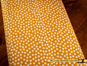 Cotton Fabric, 43"/44" Wide Dear Sweethearts in Scramble Dots Yellow by Riley Blake Designs