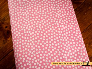 Cotton Fabric, 43"/44" Wide Dear Sweethearts in Scramble Dots Pink by Riley Blake Designs