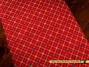 Cotton Fabric, 43"/44" Wide Dear Sweethearts in Pinwheels Red by Riley Blake Designs