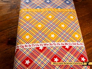 Cotton Fabric, 43"/44" Wide Dear Sweethearts in Star Plaid Multi by Riley Blake Designs