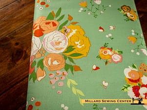 Cotton Fabric, 43"/44" Wide Cotton Nook in Main Seaglass by Riley Blake