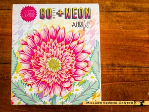 80wt + Neon, a Tula Pink Collection by Aurifil
