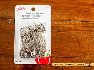 Pins, 2" Curved Basting 40 Piece Set by Dritz