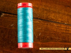 Metrosene All Purpose Polyester Sewing Thread in 0611 Blue Green Opal by Mettler