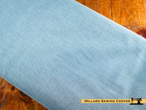 Cotton Fabric, 44″ Wide in Chambray Prussian by Tilda