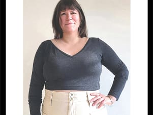 Clothing Pattern, Skyline Tee Curvy Fit by Sew House Seven