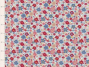 Cotton Fabric, 44″ Wide, Village Life- Esther Cold Cream by Tilda