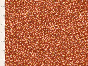 Cotton Fabric, 44″ Wide, Village Life- Mae Rust by Tilda