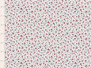 Cotton Fabric, 44″ Wide, Village Life- Mae Cream by Tilda