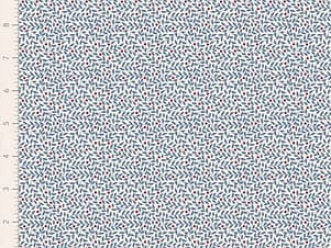 Cotton Fabric, 44″ Wide, Village Life- Lillian Blue by Tilda