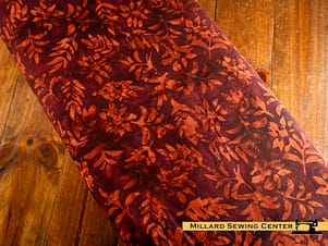 Cotton Fabric, 43"/44" Wide Batiks in Holiday Charm Gingerbread by Riley Blake