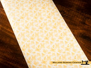 Cotton Fabric, 43"/44" Wide Little Posies in Butterflies White by Riley Blake Designs