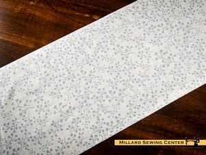 Cotton Fabric, 43"/44" Wide Batiks in Flora Noire Sprigs Mystic Skylight by Riley Blake