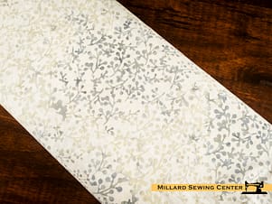 Cotton Fabric, 43"/44" Wide Batiks in Flora Noire Sprigs Spearmint Sprinkles by Riley Blake