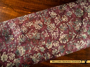 Cotton Fabric, 43"/44" Wide Batiks in Legacy Blackberry Steel by Riley Blake Designs