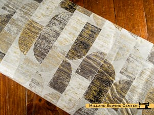 Cotton Fabric, 44" Gatsby in Ovals Light Taupe Multi by Northcott Fabrics