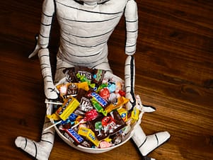 Stuffed Mummy Class For Mummy Panel by Riley Blake