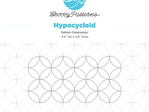 Hypocloid, 9.9" Paper Pantograph by Groovy Patterns