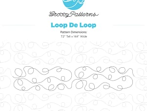 Loop De Loop, 7.2" Paper Pantograph by Groovy Patterns