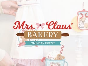 Kimberbell Mrs. Claus' Bakery One-Day Event at Millard Sewing