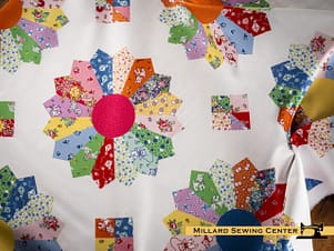 Cotton Fabric, 43"/44" Wide Traditional 30's in Cheater Print Multi by Riley Blake Designs