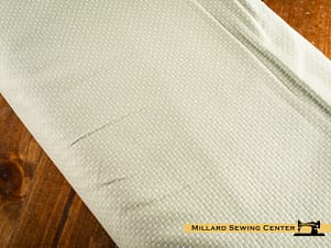 Cotton Fabric, 44" Ripple & Thread in Cross Green by FIGO
